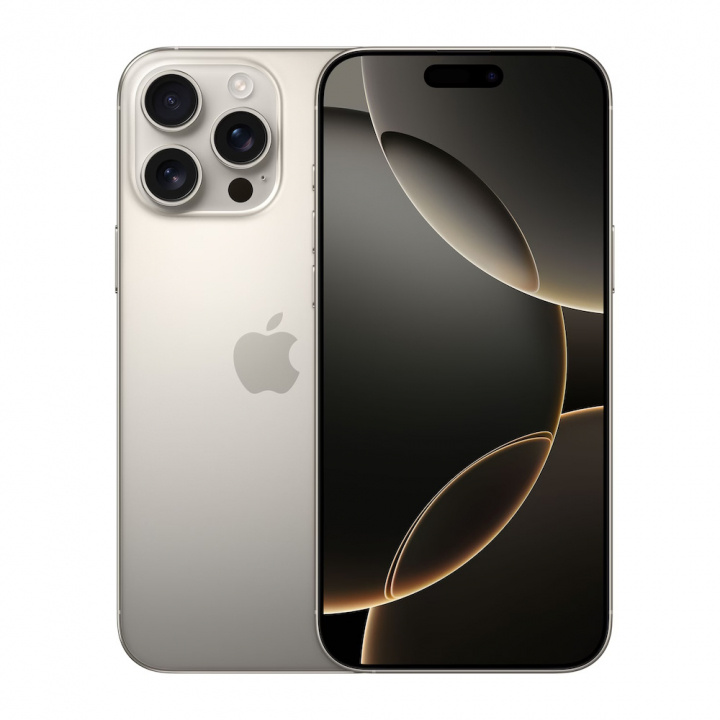 Apple iPhone 16 Pro Max 6,9\'\' 256GB - Natural Titanium in de groep SMARTPHONE & TABLETS / Mobiele telefoons & smartphones bij TP E-commerce Nordic AB (D05188)