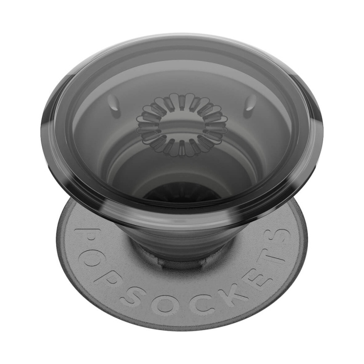 PopSockets Mobilhållare PopGrip Original Translucent Black Smoke in de groep SMARTPHONE & TABLETS / Overige accessoires / Popsockets bij TP E-commerce Nordic AB (D05316)