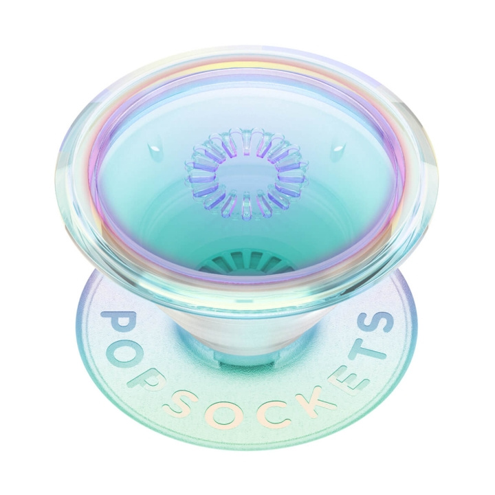 PopSockets Mobilhållare PopGrip Original Clear Iridescent in de groep SMARTPHONE & TABLETS / Overige accessoires / Popsockets bij TP E-commerce Nordic AB (D05317)