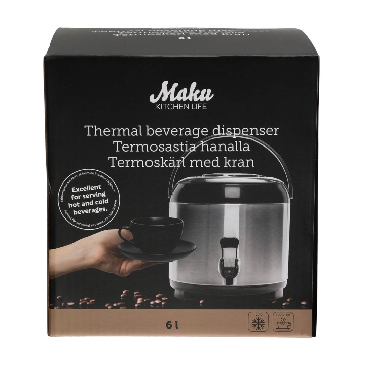 Maku Dispenser Termisk Dryckesdispenser 6L in de groep HUISHOUDEN & TUIN / Keukengerei / Overige keukengereedschap bij TP E-commerce Nordic AB (D05405)