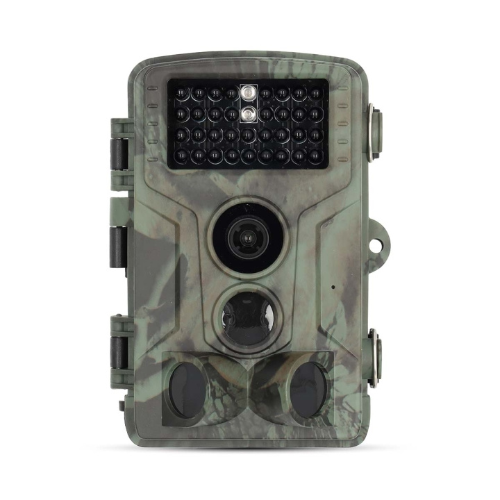 Nedis Wildcamera | 4K@10fps | 50 MPixel | 5 MPixel CMOS | IP65 | Zwart No-Glow IR | Nachtzicht | Kijkhoek: 60 ° | Bewegingssensor | Detectiehoek: 130 ° | Detectiebereik: 20 m | Scherm grootte: 2.4 