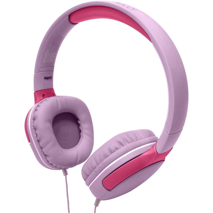 Celly KidsBeat 2 Hörlurar volymbegränsade max 85dB 3,5mm-kontakt Rosa in de groep HOME ELECTRONICS / Audio & Beeld / Koptelefoon & Accessoires / Koptelefoon bij TP E-commerce Nordic AB (D05528)