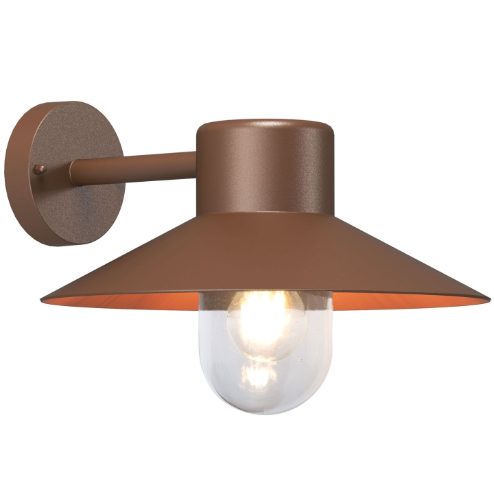 Llitt Victor Väggarmatur E27-sockel IP44 Corten in de groep HUISHOUDEN & TUIN / Elektriciteit & Verlichting / Buitenverlichting / Buitenwandlamp / Buitenwandlamp zonder sensor bij TP E-commerce Nordic AB (D05538)