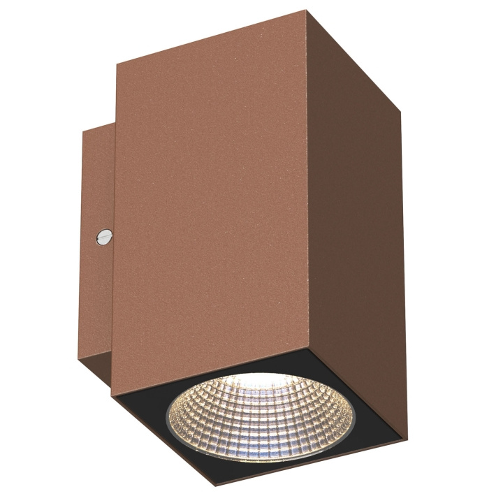 Llitt Mathias I Väggarmatur LED IP65 3000K 3W 290lm Corten in de groep HUISHOUDEN & TUIN / Elektriciteit & Verlichting / Buitenverlichting / Buitenwandlamp / Buitenwandlamp zonder sensor bij TP E-commerce Nordic AB (D05553)