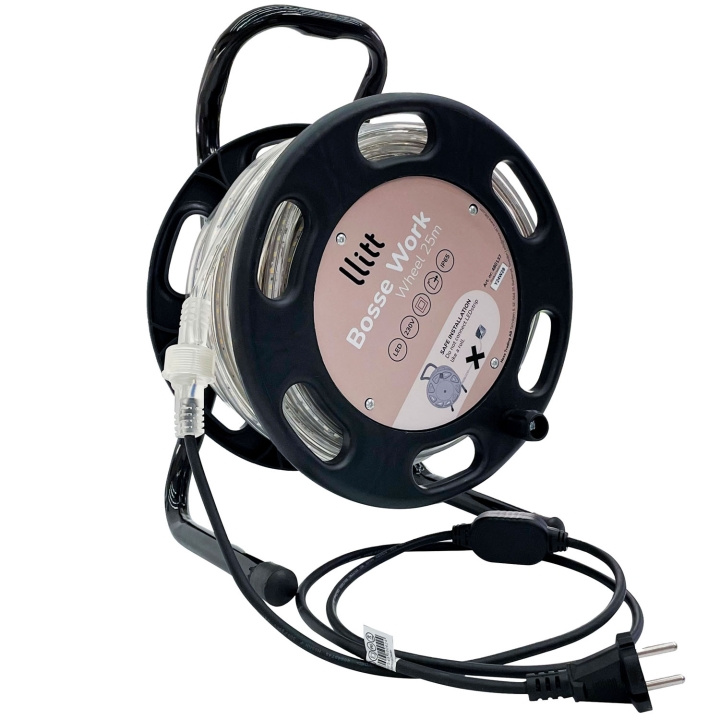 Llitt Bosse Work Wheel Ledstrip arbetsbelysning 25m IP65 4000K 200W 20000lm in de groep HUISHOUDEN & TUIN / Elektriciteit & Verlichting / Werkverlichting bij TP E-commerce Nordic AB (D05563)