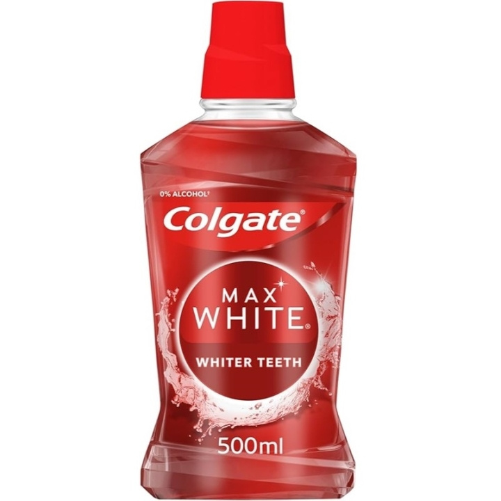 Colgate Max White Mouthwash 500ml in de groep BEAUTY & HEALTH / Mondverzorging / Elektrische tandenborstelaccessoires bij TP E-commerce Nordic AB (D05584)