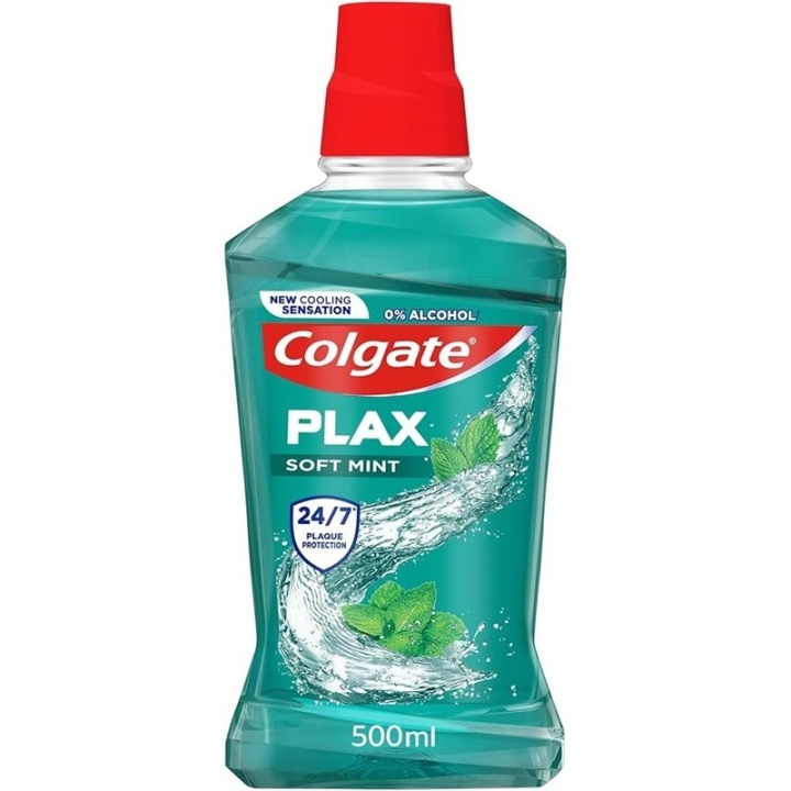 Colgate Plax Mouthwash Soft Mint 500ml in de groep BEAUTY & HEALTH / Mondverzorging / Whitening producten bij TP E-commerce Nordic AB (D05588)