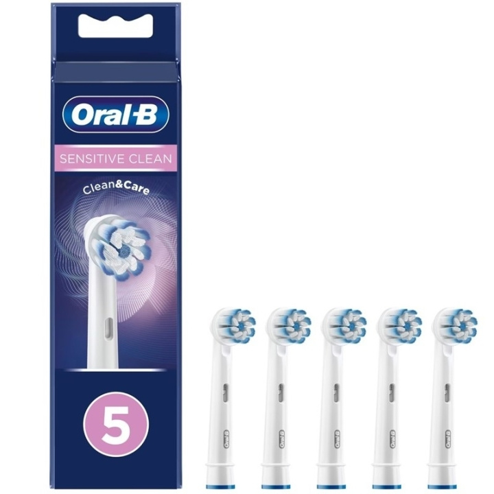 Oral B Sensitive Clean Toothbrush Head 5pc in de groep BEAUTY & HEALTH / Mondverzorging / Elektrische tandenborstelaccessoires bij TP E-commerce Nordic AB (D05594)