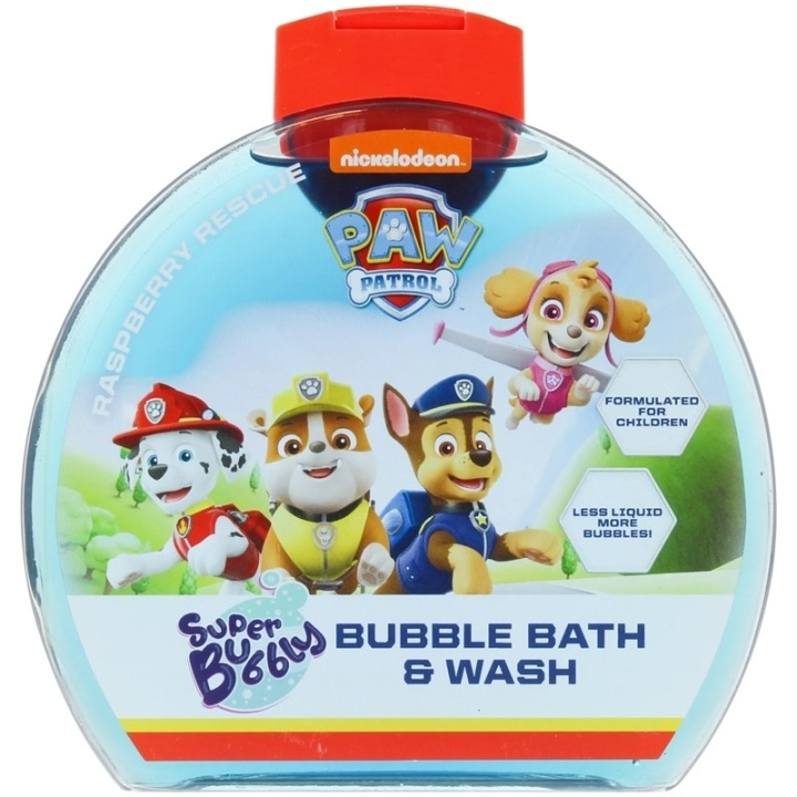 Paw Patrol Super Bubbly Bubble Bath & Wash 300ml in de groep BEAUTY & HEALTH / Huidsverzorging / Lichaamsverzorging / Bad- en douchegels bij TP E-commerce Nordic AB (D05596)