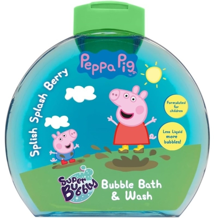 Peppa Pig Super Bubbly Bubble Bath & Wash 300ml in de groep BEAUTY & HEALTH / Huidsverzorging / Lichaamsverzorging / Bad- en douchegels bij TP E-commerce Nordic AB (D05599)