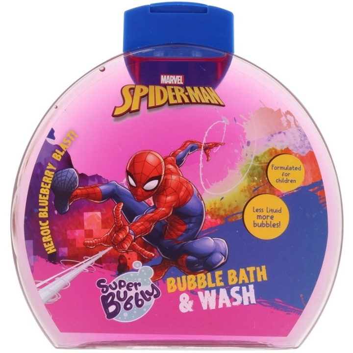 Marvel Spider-Man Super Bubbly Bubble Bath & Wash 300ml in de groep BEAUTY & HEALTH / Huidsverzorging / Lichaamsverzorging / Bad- en douchegels bij TP E-commerce Nordic AB (D05600)