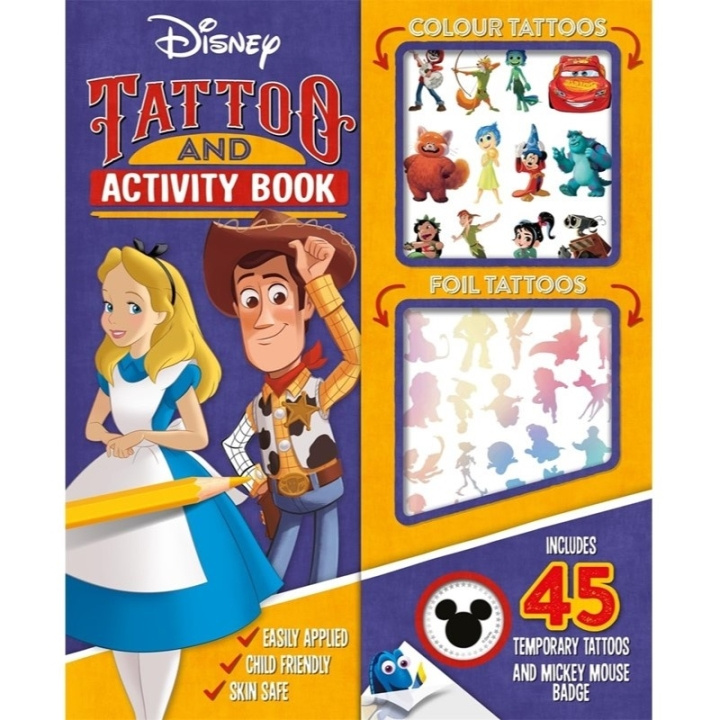 Disney Tattoo And Activity Book in de groep SPEELGOED, KINDER- & BABYPRODUCTEN / Speelgoed / Ambachten bij TP E-commerce Nordic AB (D05608)