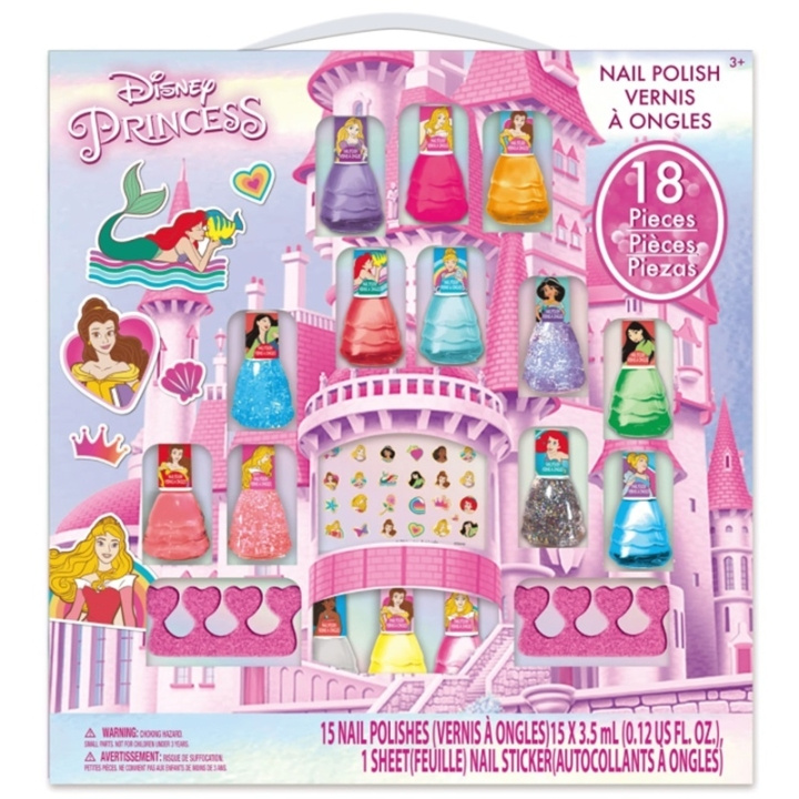 Disney Princess Nail Polish Set in de groep SPEELGOED, KINDER- & BABYPRODUCTEN / Speelgoed / Gemaskered kostuums bij TP E-commerce Nordic AB (D05614)