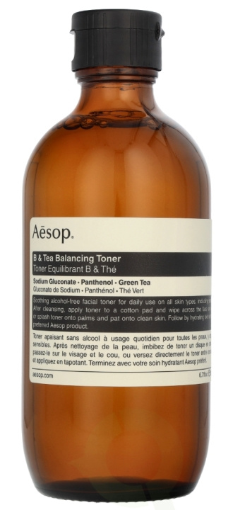 AESOP B & Tea Balancing Toner 200 ml in de groep BEAUTY & HEALTH / Huidsverzorging / Gezicht / Gezichtsolie bij TP E-commerce Nordic AB (D05620)