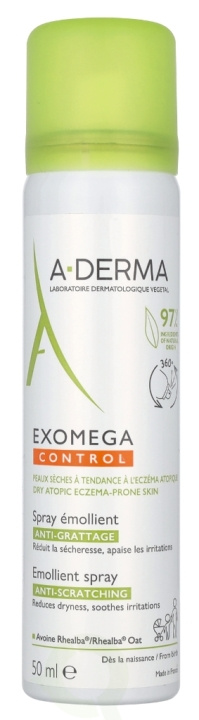 A-Derma Exomega Control Emollient Spray 50 ml in de groep BEAUTY & HEALTH / Huidsverzorging / Lichaamsverzorging / Body lotion bij TP E-commerce Nordic AB (D05636)