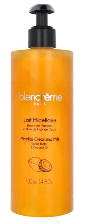 Blancreme Micellar Cleansing Milk 400 ml Mango Butter & Coconut in de groep BEAUTY & HEALTH / Huidsverzorging / Gezicht / Gezichtswater en Facemist bij TP E-commerce Nordic AB (D05676)