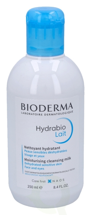 Bioderma Hydrabio Lait Moisturising Cleansing Milk 250 ml Dehydrated Sensitive Skin, Face And Eyes in de groep BEAUTY & HEALTH / Huidsverzorging / Gezicht bij TP E-commerce Nordic AB (D05683)