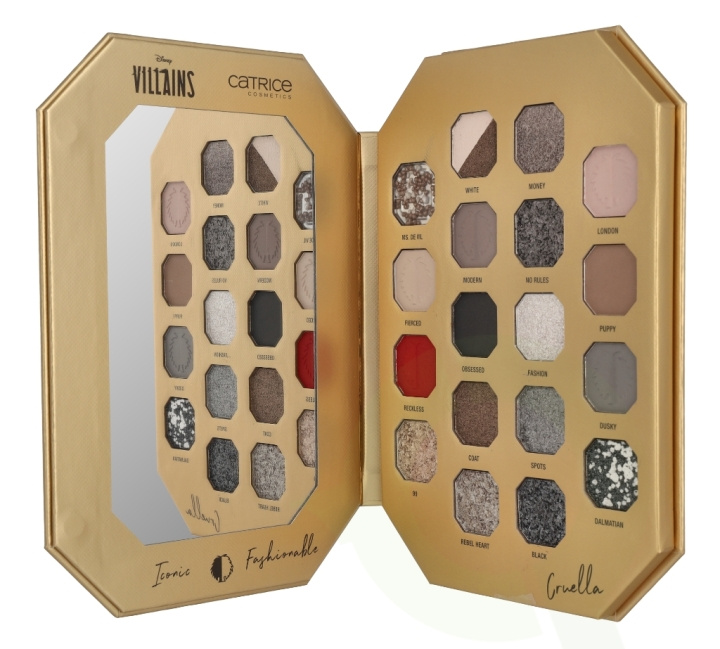 Catrice Disney Villains Cruella Palette Limited Edition 18 g #020 Fashion Above All in de groep BEAUTY & HEALTH / Makeup / Tools & Make-up set / Make-up palet bij TP E-commerce Nordic AB (D05795)