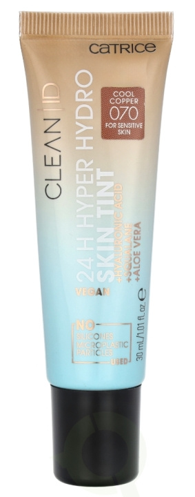 Catrice Clean ID 24H Hyper Hydro Skin Tint 30 ml #070 Cool Copper in de groep BEAUTY & HEALTH / Huidsverzorging / Gezicht / Getinte Moisturizer bij TP E-commerce Nordic AB (D05809)