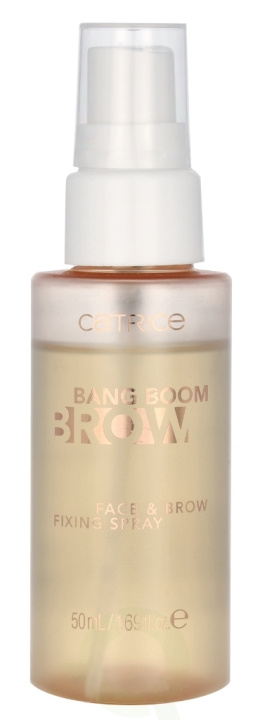 Catrice Bang Boom Brow Face & Brow Fixing Spray 50 ml in de groep BEAUTY & HEALTH / Makeup / Make-up gezicht / Setting Spray bij TP E-commerce Nordic AB (D05816)