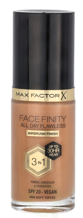 Max Factor Facefinity All Day Flawless 3 In 1 Foundation 30 ml N84 Soft Toffee in de groep BEAUTY & HEALTH / Makeup / Make-up gezicht / Foundation bij TP E-commerce Nordic AB (D05839)