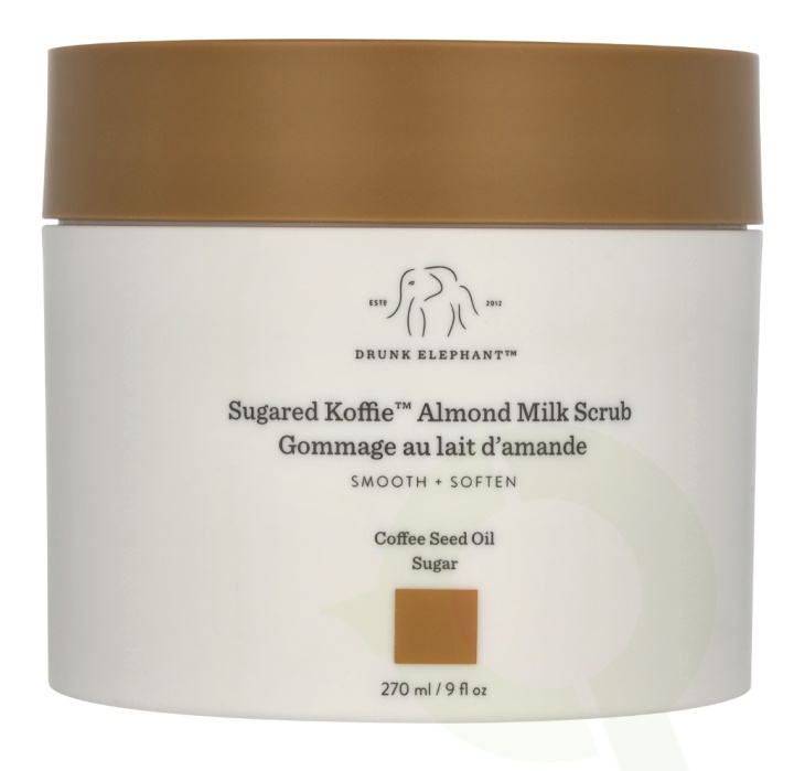 Drunk Elephant Sugared Koffie Almond Milk Scrub 270 ml in de groep BEAUTY & HEALTH / Huidsverzorging / Gezicht / Scrub / Peeling bij TP E-commerce Nordic AB (D05917)