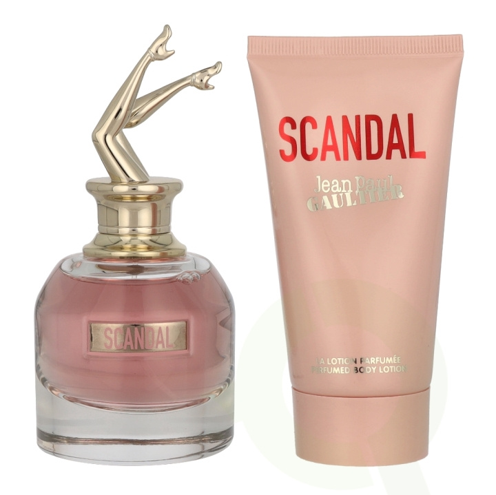 Jean Paul Gaultier Scandal Giftset 125 ml Edp Spray 50ml/Body Lotion 75ml in de groep BEAUTY & HEALTH / Geuren & Parfum / Parfum / Parfum voor haar bij TP E-commerce Nordic AB (D05932)