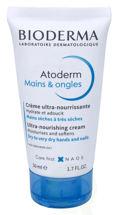 Bioderma Atoderm Mains & Ongles Ultra Repair 50 ml Dry To Very Dry Hands And Nails in de groep BEAUTY & HEALTH / Huidsverzorging / Lichaamsverzorging / Body lotion bij TP E-commerce Nordic AB (D06005)