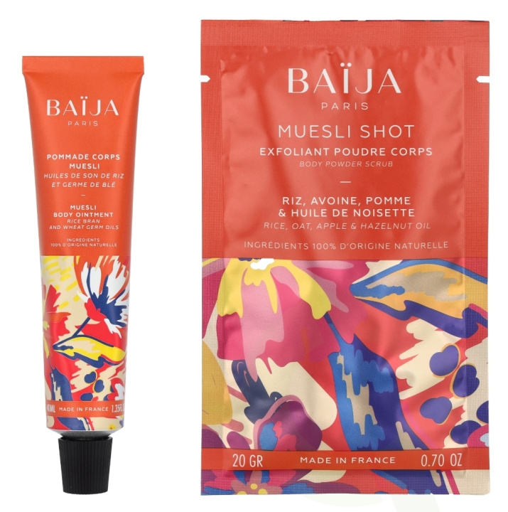 Baija Paris Baija My Muesli Body Set 60 g Body Ointment 40ml/Exfoliating Powder 20gr in de groep BEAUTY & HEALTH / Huidsverzorging / Lichaamsverzorging / Body lotion bij TP E-commerce Nordic AB (D06091)