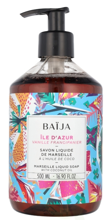 Baija Paris Baija Ile D\'Azur Liquid Soap 500 ml Vanille Frangipanier in de groep BEAUTY & HEALTH / Huidsverzorging / Gezicht / Gezichtsolie bij TP E-commerce Nordic AB (D06114)