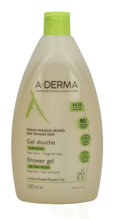 A-Derma Ultra-Rich Shower Gel 500 ml in de groep BEAUTY & HEALTH / Haar & Styling / Haarverzorging / Shampoo bij TP E-commerce Nordic AB (D06124)