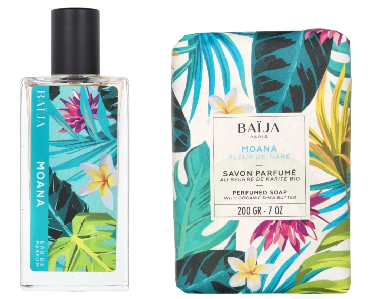 Baija Paris Baija Moana Body Treatment Set 250 ml Edp Spray 50ml/Solid Soap 200gr in de groep BEAUTY & HEALTH / Geuren & Parfum / Overige geuren / Geurverspreider bij TP E-commerce Nordic AB (D06130)