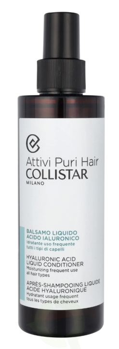 Collistar Attivi Puri Hyaluronic Acid Liquid Conditioner 200 ml in de groep BEAUTY & HEALTH / Haar & Styling / Haarverzorging / Conditioner bij TP E-commerce Nordic AB (D06158)