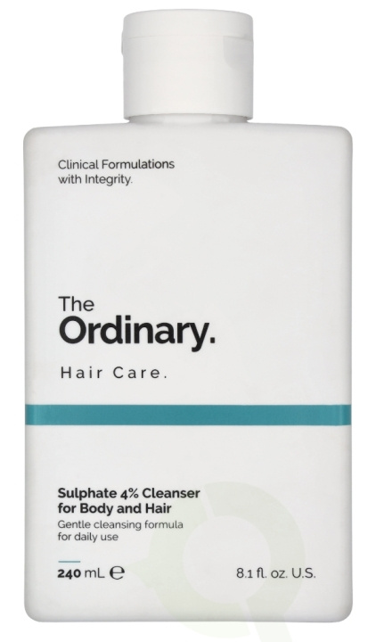 The Ordinary Sulphate 4% Hair Care Cleanser For Hair And Body 240 ml in de groep BEAUTY & HEALTH / Haar & Styling / Haarverzorging / Shampoo bij TP E-commerce Nordic AB (D06237)