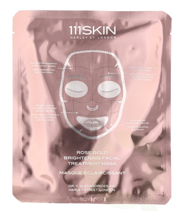 111Skin Rose Gold Brightening Facial Treatment Mask Set 150 ml 5x30ml in de groep BEAUTY & HEALTH / Huidsverzorging / Gezicht / Maskers bij TP E-commerce Nordic AB (D06309)