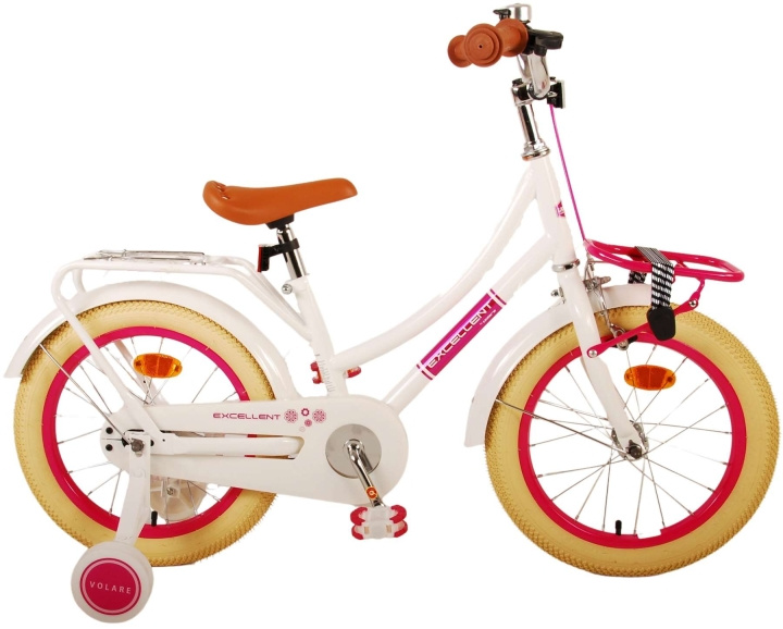 Volare Kinderfiets 16 - Excellent Wit (21389) in de groep SPEELGOED, KINDER- & BABYPRODUCTEN / Buitenspeelgoed / Fietsen & Steppen bij TP E-commerce Nordic AB (D06399)