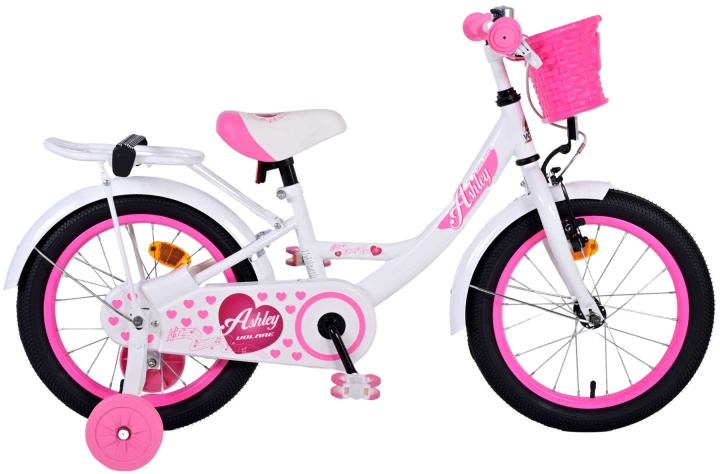 Volare Kinderfiets 16 - Ashley Wit (31630) in de groep SPEELGOED, KINDER- & BABYPRODUCTEN / Buitenspeelgoed / Fietsen & Steppen bij TP E-commerce Nordic AB (D06400)