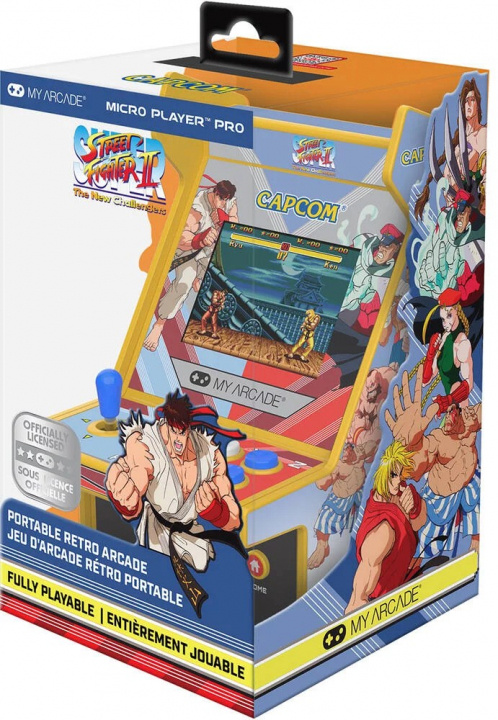 My Arcade SUPER STREET FIGHTER II MICRO PLAYER PRO in de groep HOME ELECTRONICS / Spelconsoles en accessoires / Overige games bij TP E-commerce Nordic AB (D06403)