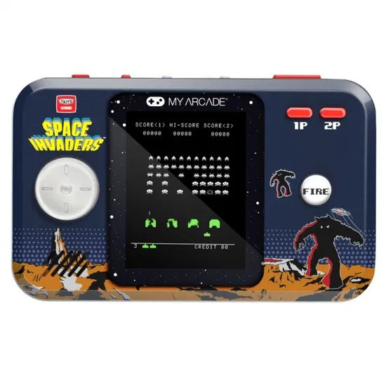 My Arcade SPACE INVADERS POCKET PLAYER PRO in de groep HOME ELECTRONICS / Spelconsoles en accessoires / Overige games bij TP E-commerce Nordic AB (D06409)