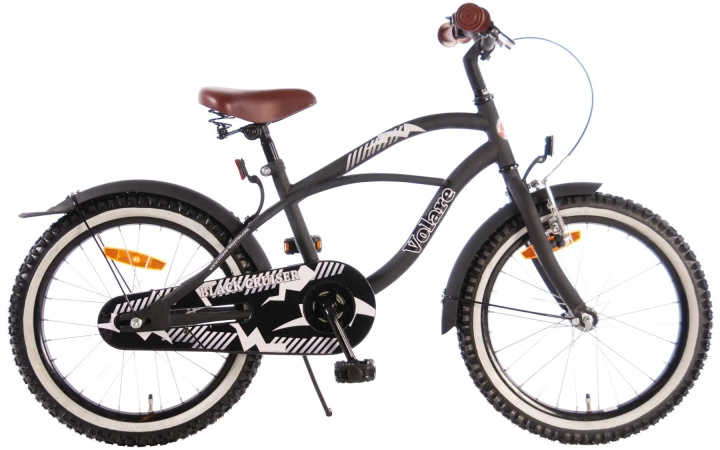 Volare Kinderfiets 18 - Cruiser Zwart (31802) in de groep SPEELGOED, KINDER- & BABYPRODUCTEN / Buitenspeelgoed / Fietsen & Steppen bij TP E-commerce Nordic AB (D06419)