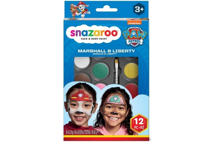 Snazaroo Paw Patrol - Make-up kleurset - Marshall & Liberty (791107) in de groep SPEELGOED, KINDER- & BABYPRODUCTEN / Speelgoed / Gemaskered kostuums bij TP E-commerce Nordic AB (D06428)