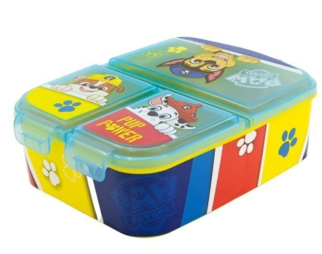 Paw Patrol Stor - Sandwichdoos met meerdere compartimenten - Paw Patrol (088808735-74620) in de groep SPEELGOED, KINDER- & BABYPRODUCTEN / Eten & Drinken / Kinderservies bij TP E-commerce Nordic AB (D06482)