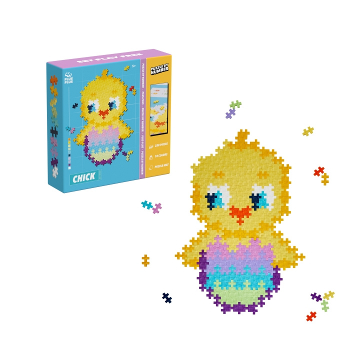 Plus Plus Puzzel met Getallen Chick 250st (3964) in de groep SPEELGOED, KINDER- & BABYPRODUCTEN / Speelgoed / Bouwspeelgoed / Bouwblokken bij TP E-commerce Nordic AB (D06491)