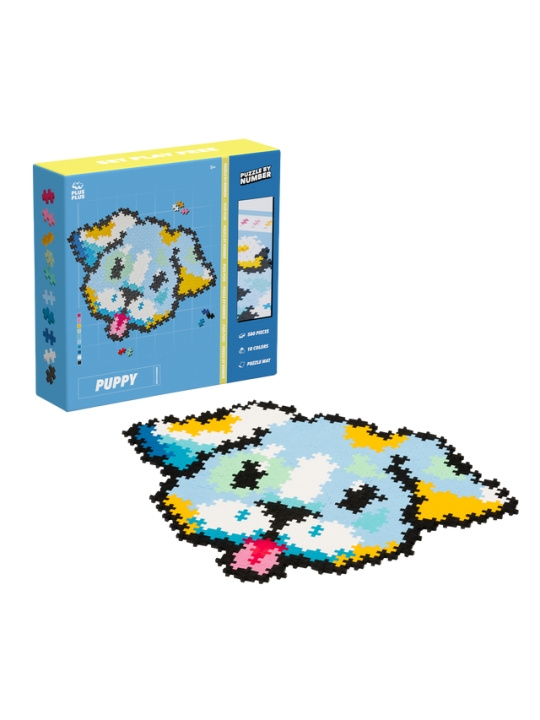 Plus Plus Puzzel met Getallen Puppy 500st (3961) in de groep SPEELGOED, KINDER- & BABYPRODUCTEN / Speelgoed / Bouwspeelgoed / Bouwblokken bij TP E-commerce Nordic AB (D06494)