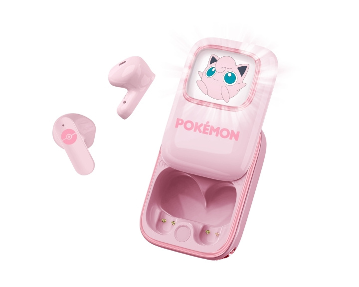 OTL Pokemon Jiggly Puff Slide TWS Oortelefoons in de groep HOME ELECTRONICS / Audio & Beeld / Koptelefoon & Accessoires / Koptelefoon bij TP E-commerce Nordic AB (D06504)