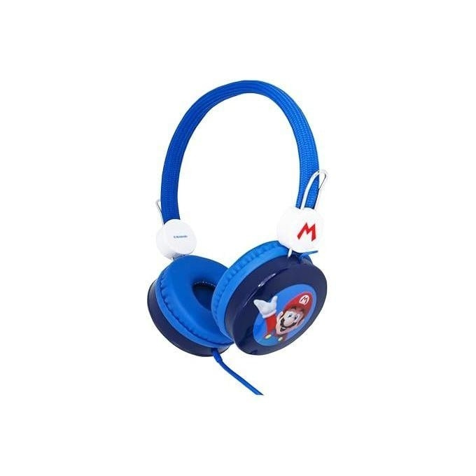 OTL Super Mario Blauw Kernkoptelefoon voor kinderen in de groep HOME ELECTRONICS / Audio & Beeld / Koptelefoon & Accessoires / Koptelefoon bij TP E-commerce Nordic AB (D06511)