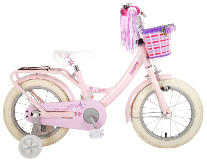 Volare Kinderfiets 14 - Ashley Meisje Roze (21471) in de groep SPEELGOED, KINDER- & BABYPRODUCTEN / Buitenspeelgoed / Fietsen & Steppen bij TP E-commerce Nordic AB (D06512)