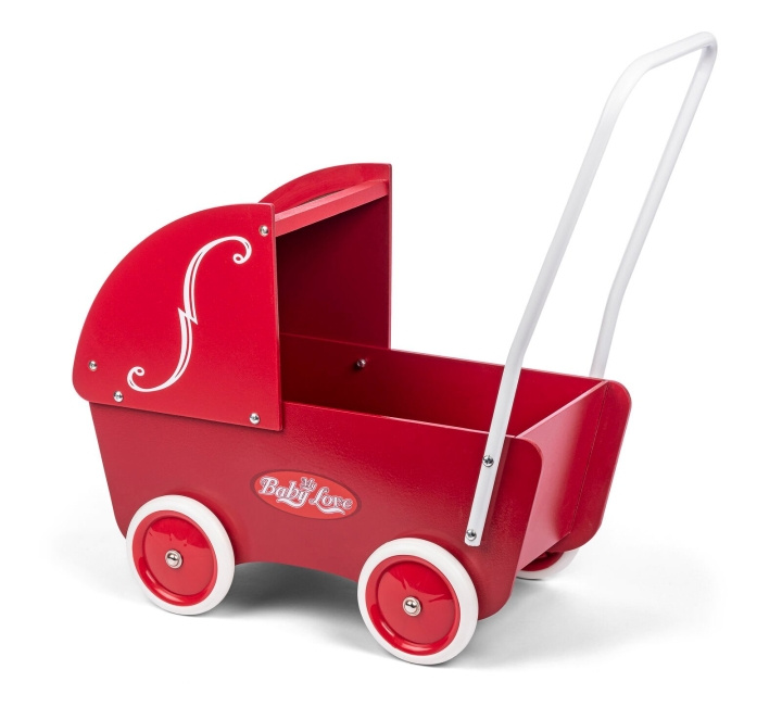 My Baby Rode poppenwagen (61302) in de groep SPEELGOED, KINDER- & BABYPRODUCTEN / Speelgoed / Docks & Accessoires bij TP E-commerce Nordic AB (D06514)