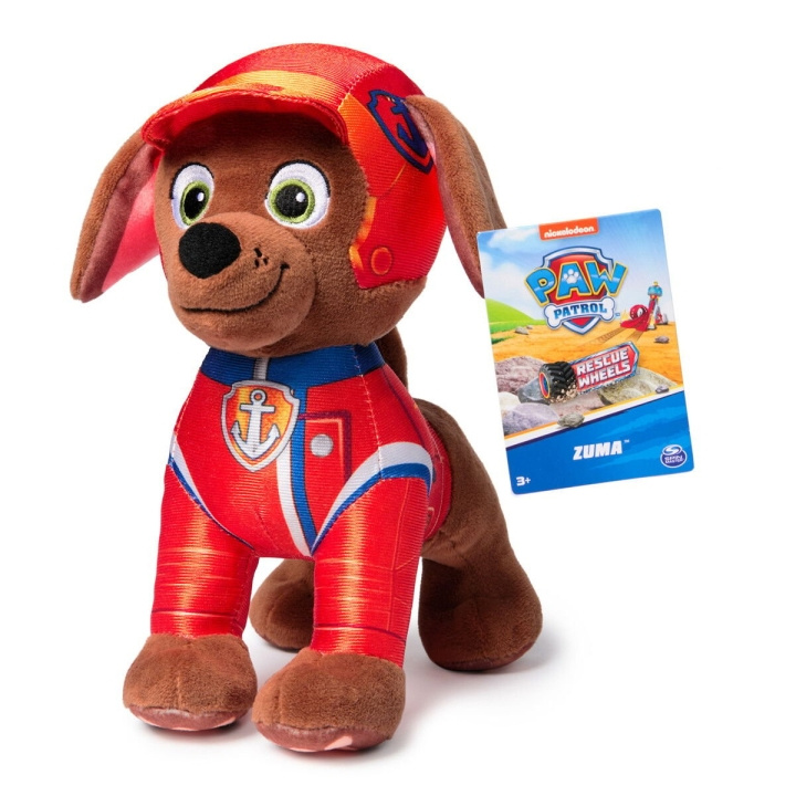 Paw Patrol Rescue Wheels - Basis Pluche - Zuma (19cm) in de groep SPEELGOED, KINDER- & BABYPRODUCTEN / Babyspeelgoed / Knuffels bij TP E-commerce Nordic AB (D06544)