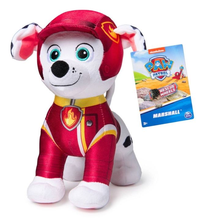 Paw Patrol Rescue Wheels - Basis Pluche - Marshell (19cm) in de groep SPEELGOED, KINDER- & BABYPRODUCTEN / Babyspeelgoed / Knuffels bij TP E-commerce Nordic AB (D06546)